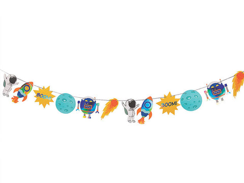 Blast Off Party Garland