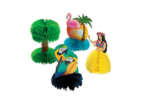 Luau Tropical Mini Table Centerpieces