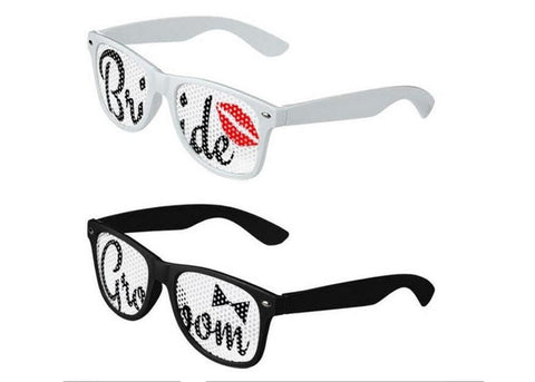 Bride and Groom Eyeglasses (sold as pair)