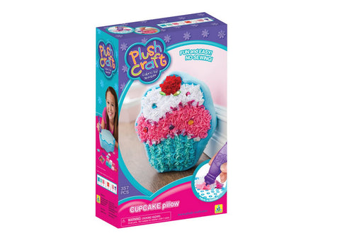 Plushcraft Fabric by Number Cupcake Pillow Kit