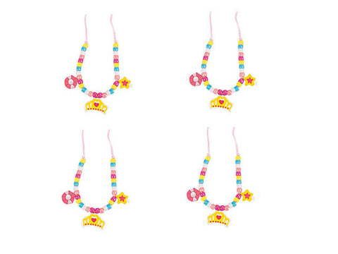 Princess Necklace Craft Kit (4 ct)