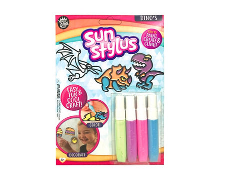 Sun Stylus Window Cling Kit - Dinosaurs