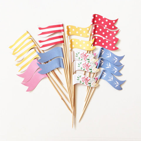 Tea Party cupcake picks (20 ct)
