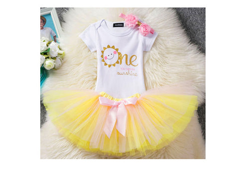 You're My Sunshine 1st Birthday Two-Piece Tutu Set