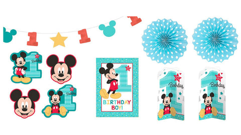 Mickey Mouse 1st Birthday Decorating Kit