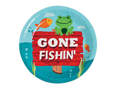 Little Fisherman 7-inch paper plates (8 ct)