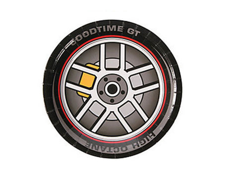 Race Car 7-inch paper plates (8 ct)