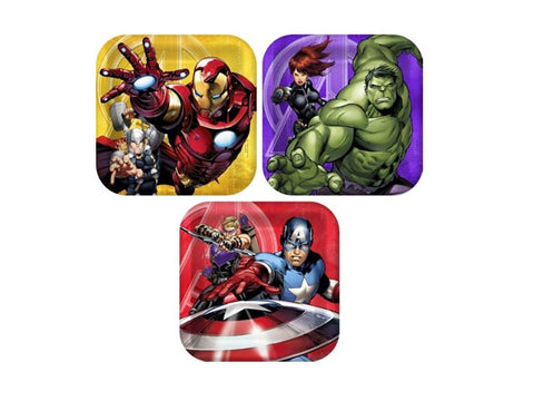 Avengers 7-inch paper plates (8 ct)