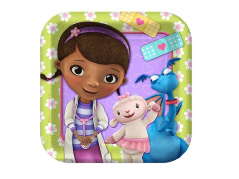 Doc Mcstuffins 7-inch paper plates (8 ct)