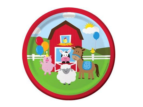 Farmhouse 7-inch paper plates (8 ct)