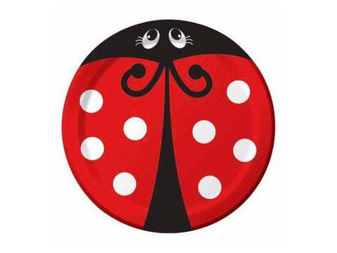 Ladybug 7-inch paper plates (10 ct)