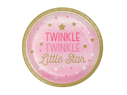 Twinkle, Twinkle Little Star 9-inch paper plates (8 ct)