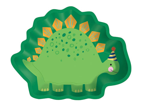 Dino-Mite 9-inch paper plates (8 ct)