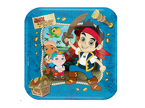 Jake and the Neverland Pirates 9-inch paper plates (8 ct)