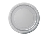 Solid Round 9-inch paper plates - 8 ct - (click for more colors)