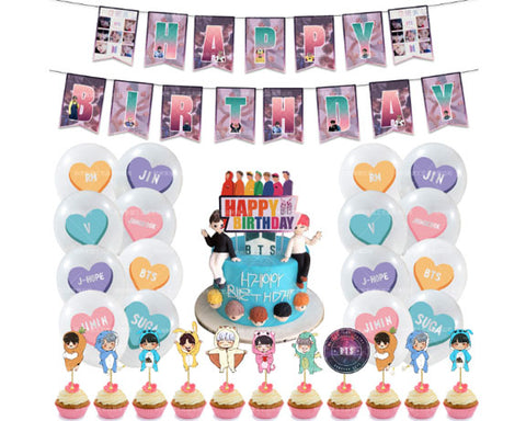 BTS Birthday Decorating Kit