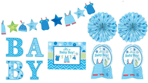 It's a Boy Baby Shower Decorating Kit