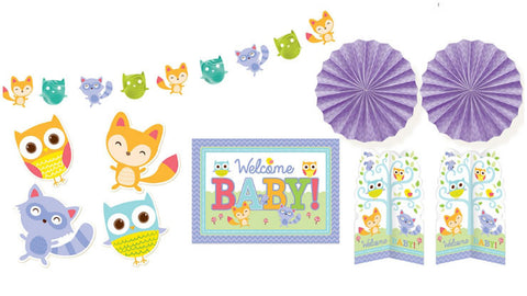 Woodland Baby Shower Decorating Kit