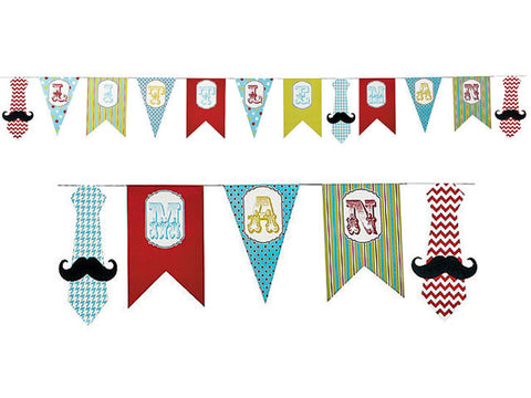 Little Man Pennant Banner