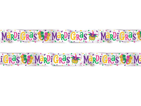 Mardi Gras Foil Banner