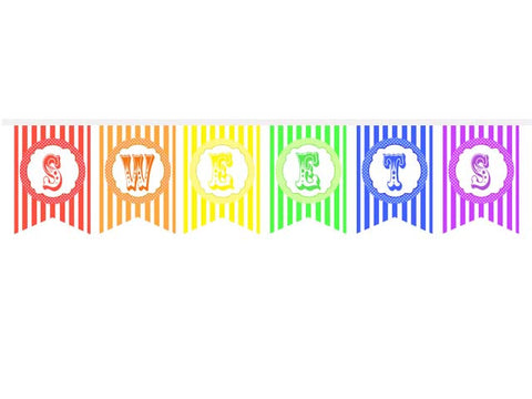 Sweets ribbon banner (click for more colors)