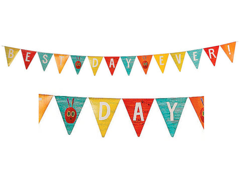 Eric Carle's The Very Hungry Caterpillar Best Day Ever Pennant Banner
