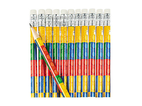 Blocks Party Pencils (12 ct)