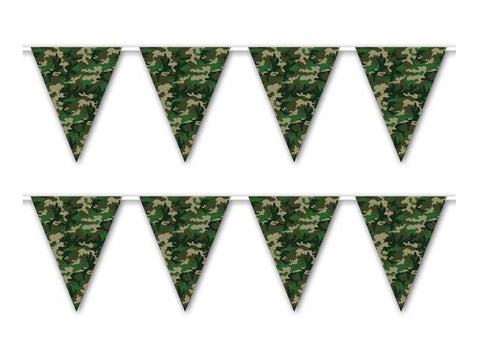 Army Camo Print Buntings