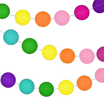 Circle Paper Garland - 12 feet (click for more colors)
