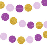 Glitter Circle Garland (click for more colors)