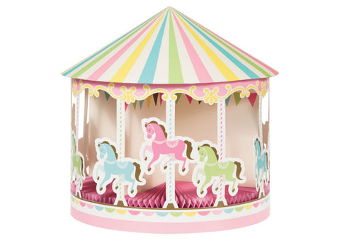 Carousel Party Honeycomb Table Centerpiece
