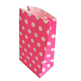 Polka Dot paper bags - 12 ct - no handles (click for more colors)