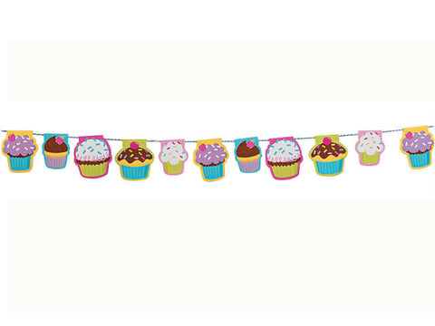 Cupcake Party Garland