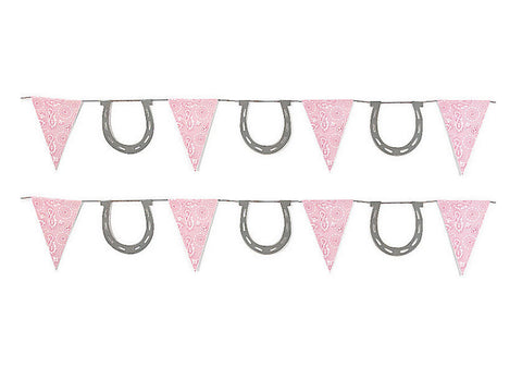 Cowgirl Pink Bandana Garland