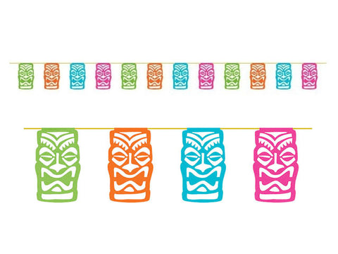 Tiki Cut-Out Garland