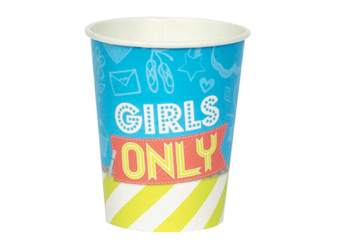 Girls Only Paper Cups (8 ct)