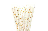 Paper Straws - Printed - 25 ct - (click for more colors)