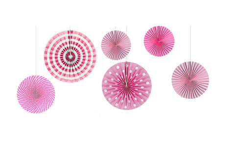 Pink Set Hanging Fans