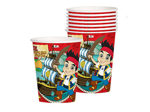 Jake and the Neverland Pirates Paper Cups (8 ct)