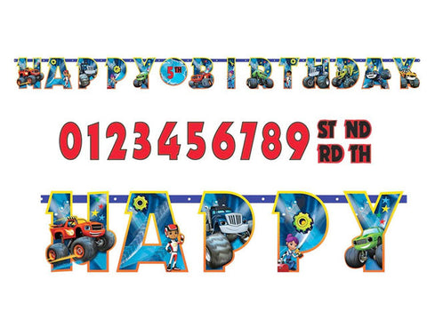 Blaze and the Monster Machines Add-an-Age Jointed Banner