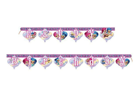 Shimmer & Shine Birthday Banner