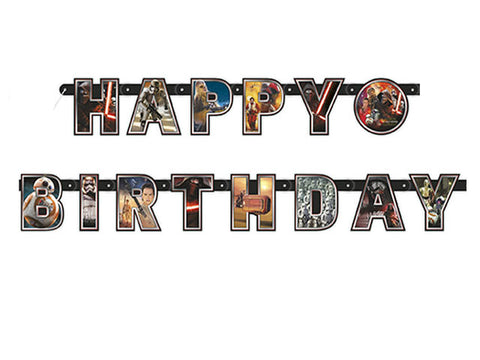 Star Wars Birthday Banner