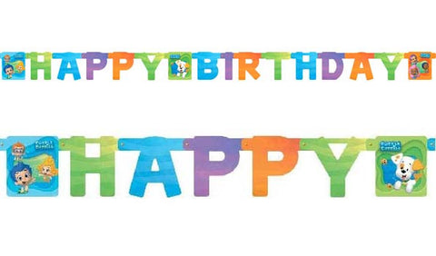 Bubble Guppies Birthday Jointed Banner