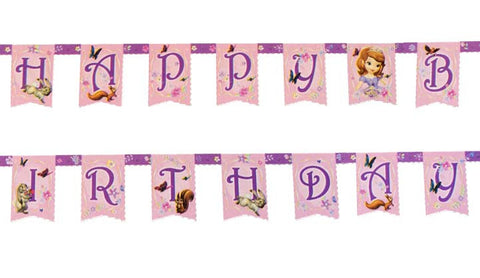 Sofia the First Birthday Jointed Banner
