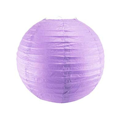 Solid Round Paper Lantern - 12 inches (click for more colors)