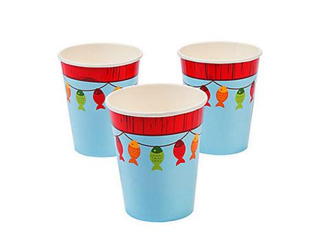 Little Fisherman Paper Cups (8 ct)