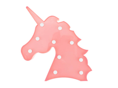 Marquee Light (Pink Unicorn Head)