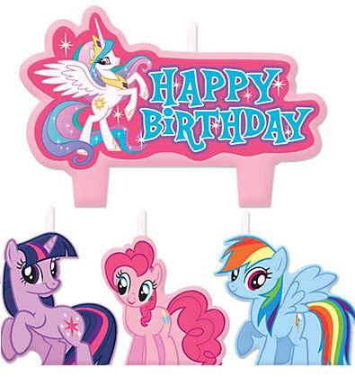 My Little Pony Birthday Candle