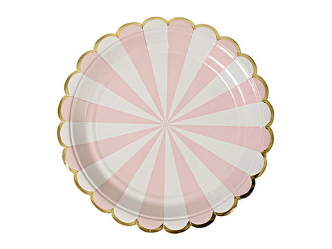 Toot Sweet Pink 9-inch paper plates (8 ct)