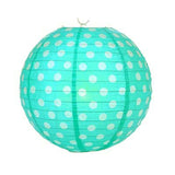 Polka Dots Round Paper Lantern - 12 inches (click for more colors)